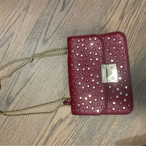 Henri Bendel Crossbody Red and gold bag